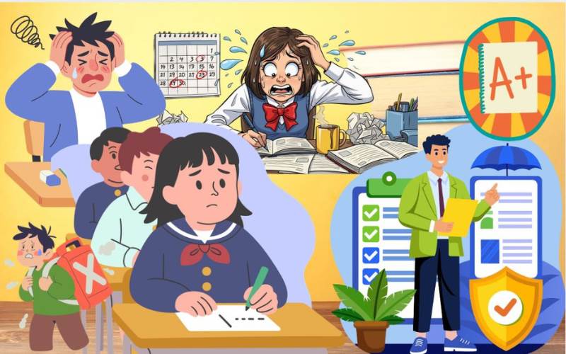 بچوں پرتعلیم کا دباؤ: ایک سنگین مسئلہ اور اس کے ممکنہ حل